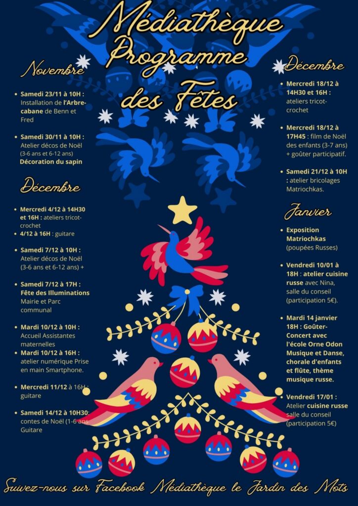 programme noel médiathèque